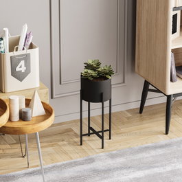 Aberto Design Maceta Decorativa GED-026 Negra